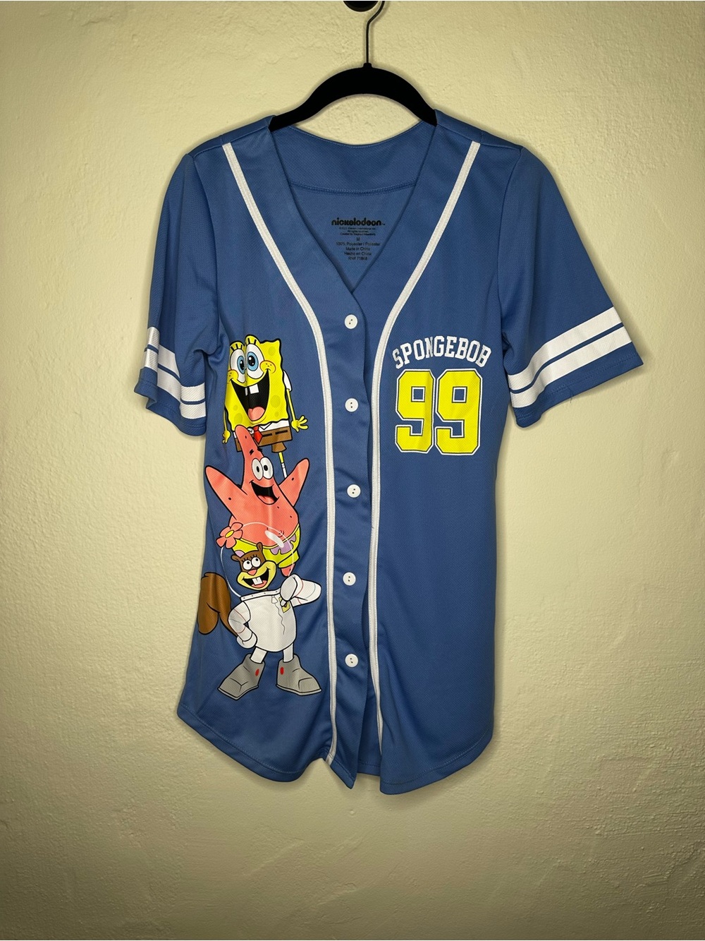 Nickelodeon Blue SpongeBob Graphic Jersey